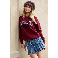 Pink Vanilla Women's Cargo Pocket Pleated Denim Mini Skirt in Blue | Size: Small