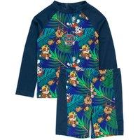 Paw Patrol Boy's 2 Piece Swim Set | Navy | Official Merch in Blue | Size: 4-5 Years