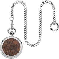 Waidzeit Men's Franz Joseph Skeleton Pocket Watch in Silver