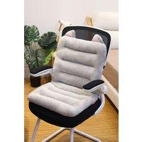 Living and Home Outdoor Indoor Comfort Plush Seat Cushions in Grey