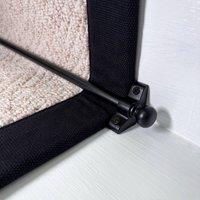 RainbowHome Ascot Matt Black Stair Rods (89cm - Quantity x1)