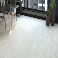 Vinyl Flooring UK AGT EfftPre Wood Effect Click Laminate Flooring in Ivory