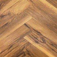 Vinyl Flooring UK Glue Down LVT Flooring (2.5mm Thick) Covers 3.9sqm in Brown