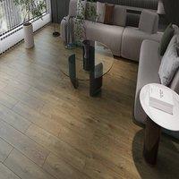 Vinyl Flooring UK AGT EfftPre Wood Effect Click Laminate Flooring in Walnut