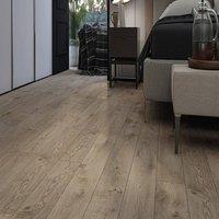Vinyl Flooring UK AGT EfftPre Wood Effect Click Laminate Flooring in Light Khaki