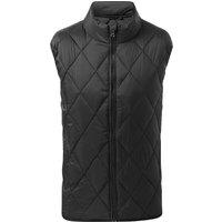 2786 Men's Diamond Pane Padded Gilet in Black | Size: XL