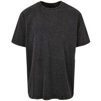 Build Your Brand Men's Heavyweight Oversized T-Shirt in Jet Black | Size: XS