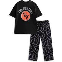 Foo Fighters Men's Short Sleeve Long Leg Pyjama Set | Black | Size: 2XL