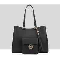 Paul Costelloe Women's Shebelle Leather Shoulder Bag in Dark Green