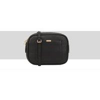 Paul Costelloe Women's Sazava Leather Cross Body Bag in Jet Black