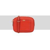 Paul Costelloe Women's Sazava Leather Cross Body Bag in Red