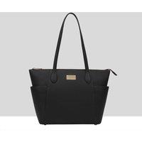 Paul Costelloe Women's Morava Leather Tote/Shoulder Bag in Jet Black