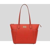 Paul Costelloe Women's Morava Leather Tote/Shoulder Bag in Red