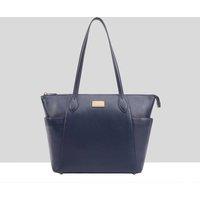 Paul Costelloe Women's Morava Leather Tote/Shoulder Bag in Indigo