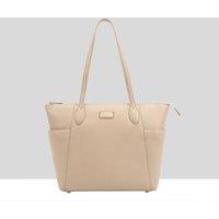 Paul Costelloe Women's Morava Leather Tote/Shoulder Bag in Beige