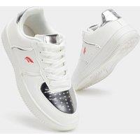 Finily Women's Claire Stylish Trainer in White | Size: 6
