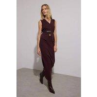 WOVCOR Women's Knit Maxi Skirt in Brown | Size: Medium
