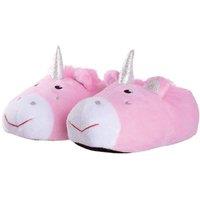 Slipper Snob Girl's Pink Unicorn Plush Slippers Gift for Christmas | Size: Infant 2-3