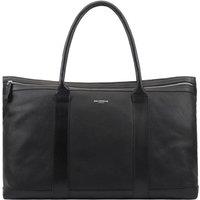Paul Costelloe Men's Mahi Leather Holdall Bag in Jet Black