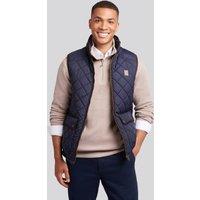 U.S. POLO ASSN. Men's Quilted Country Gilet in Dark Navy | Size: Medium