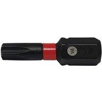 Forgefix ForgeFast TORX Compatible Impact Bit TX25 x 25mm (Card 2) in Black