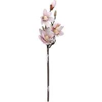 VFM e-Store Christmas Fabric Magnolia Spray Decoration 70cm x 19cm Pink X 1 | Size: 70 cm x 19 cm