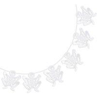 VFM e-Store Halloween Skeleton Garland Paper Home Party Decorations Themed 3M in White