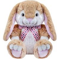 VFM e-Store Bunny Soft Toy Easter Plushie Spring Plush Toy Bunny 25. 5cm in Brown