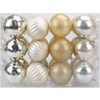 VFM e-Store Christmas Bauble Decoration Hanging Tree Ornament X 24 8cm Champagne in Ivory