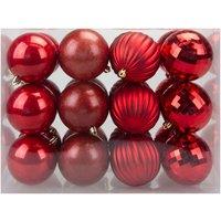 VFM e-Store Christmas Bauble Decoration Hanging Tree Ornament X 24 8cm Red