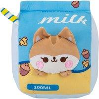 VFM e-Store Milk Box Soft Toy Cute Plushie Huggable Cuddly Stuffed Toy 27cm in Blue