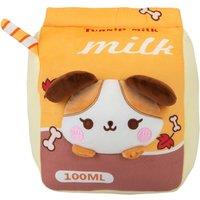 VFM e-Store Milk Box Soft Toy Cute Plushie Huggable Cuddly Stuffed Toy 27cm in Orange