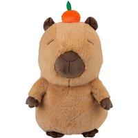 VFM e-Store Capybara Soft Toy Cute Plushie Huggable Cuddly Stuffed Toy 20cm in Light Brown