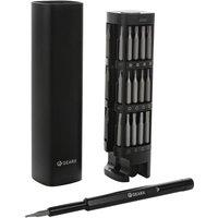 Gear X Aluminium Precision Screwdriver Set (Pack of 46) in Black