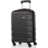 A2B Exodus Hard Sided Cabin Suitcase, 4 Wheel Carry On Travel Luggage in Dark Grey | Size: Small