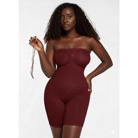 GWB Shapewear Women's Burgundy Sculpt Removable Straps Butt Lift Tummy Control Shapewear | Size: 14-16