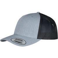 Flexfit Men's Retro Two Tone Trucker Cap in Mid Grey