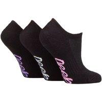 Jeep Women's 3 Pair Bamboo No Show Socks in Black | Size: 4-8
