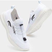 Finily Women's Rina Trainer with Elastic Laces in White | Size: 7