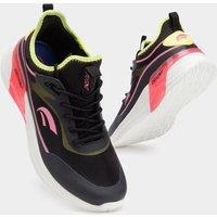 Finily Women's Alice Stylish Lace-up Trainer in Black | Size: 5