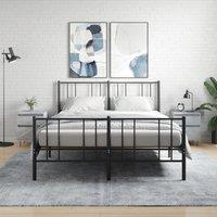 Berkfield Home Bedside Cabinets 2 pcs Concrete Grey 40x35x50 cm Engineered Wood | Size: 40 x 35 x 50 cm