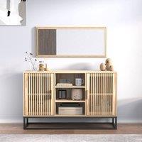 Berkfield Home Sideboard 105x30x65 cm Engineered Wood in Brown | Size: 105 x 30 x 65 cm