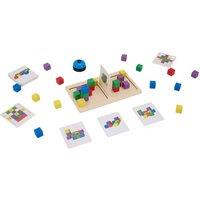 H&O Direct Kids Wooden Montessori Interactive Battle Building Blocks Set
