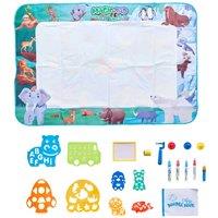 H&O Direct Animal Water Doodle Painting Mat with Play Accessories