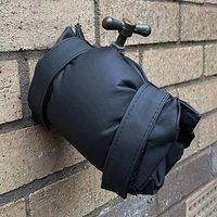 VOGREX Waterproof tap cover Frost Protector outdoor Insulation in Black