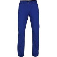 Asquith & Fox Men's Classic Casual Chinos Trousers in Royal | Size: Medium