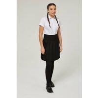 TRUTEX Women's Black Stitch Down Pleated Skirt | Size: W20 L18