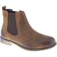 Frank James Women's Aintree Leather Pull On Chelsea Boots in Chocolate | Size: 7