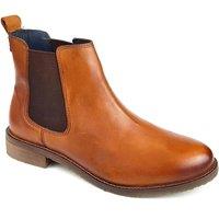 Frank James Women's Aintree Leather Pull On Chelsea Boots in Tan | Size: 9