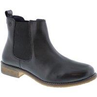 Frank James Women's Aintree Leather Pull On Chelsea Boots in Black | Size: 5